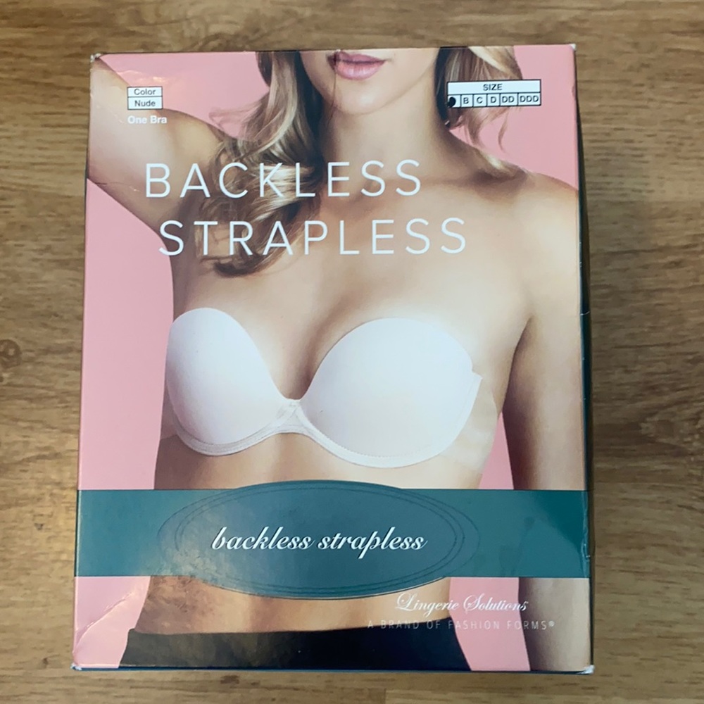 NWT Backless Strapless Nude A Bra
